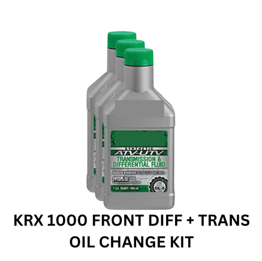 KRX 1000 Front Differential and Transmission oil change kit